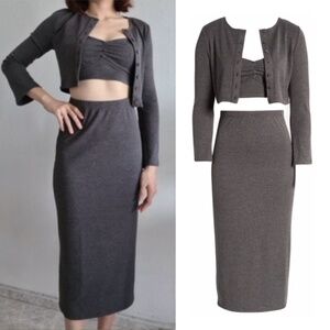 NEW Reformation Niko Set Iron Medium